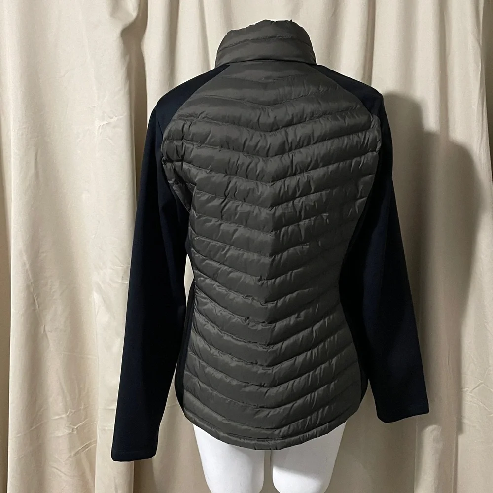 32 Degrees Women's Green and Black Puffer Jacket - Picture 2 of 4